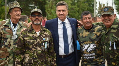 Zdero: "No están solos, a nuestros héroes vamos a honrarlos siempre"