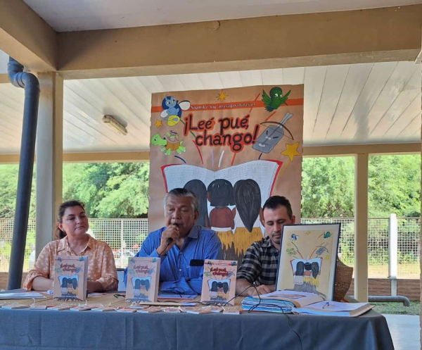 Presentación del libro Nogotolec ñaq ‘autaxayaxanataxan, ¡Leé, pué chango! en el Paraje El Colchón.