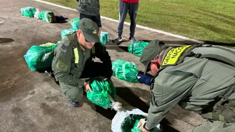 Falsos peregrinos: iban hacia Itatí con más de 200 kilos de marihuana