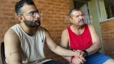 César y Emerenciano: reencuentro con foto en prisión