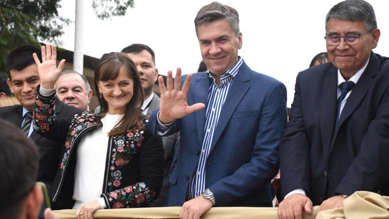 Zdero acompañó acto por el aniversario de Las Palmas