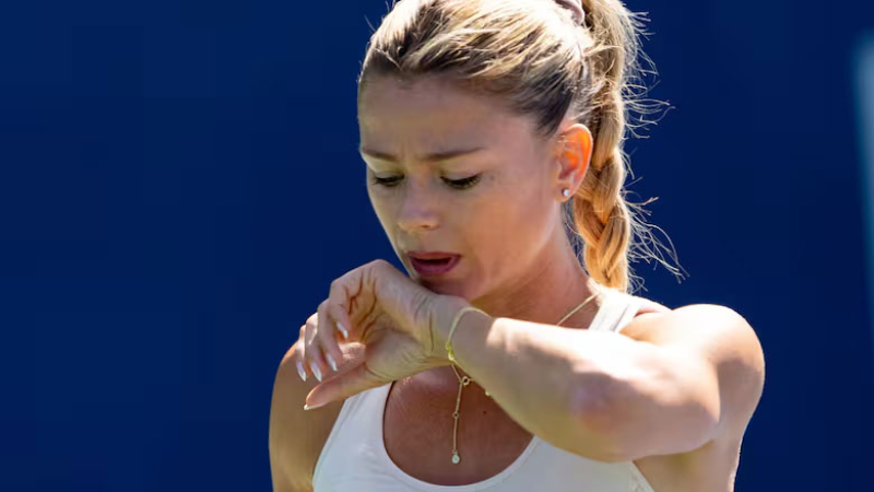 Reapareció la tenista Camila Giorgi y anunció su retiro