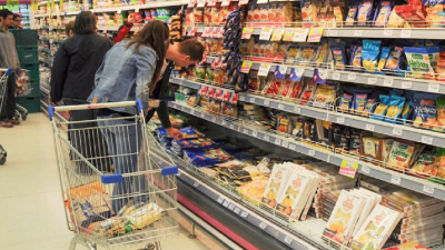 Las ventas en supermercados cayeron por quinto mes consecutivo