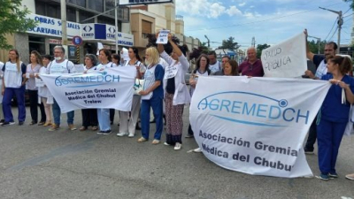 Chubut: médicos se declararon en estado de alerta y asamblea permanente