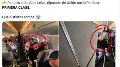 Leiva prefiere viajar más cómodo que Karina