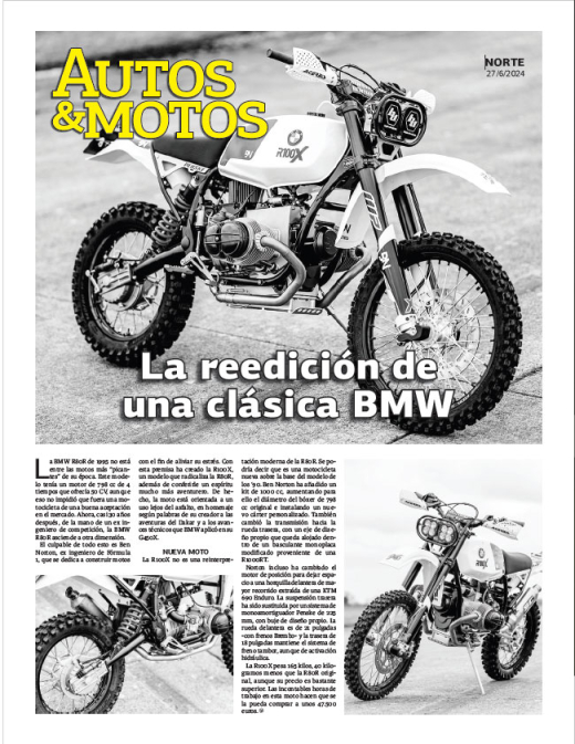 La reedición de una clásica BMW