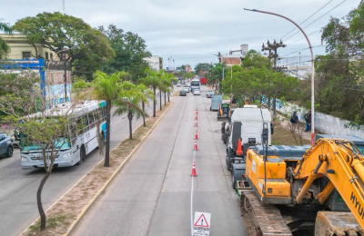 Zdero anunció inicio de la repavimentación de la avenida 9 de Julio de Resistencia