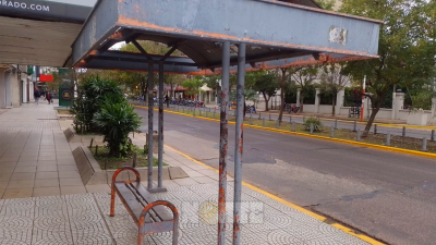 Un nuevo paro de colectivos complicó la jornada de los usuarios