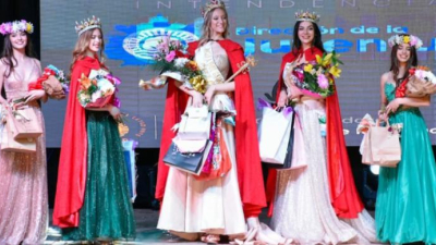 Agostina Címbaro Canella es la reina provincial de los estudiantes
