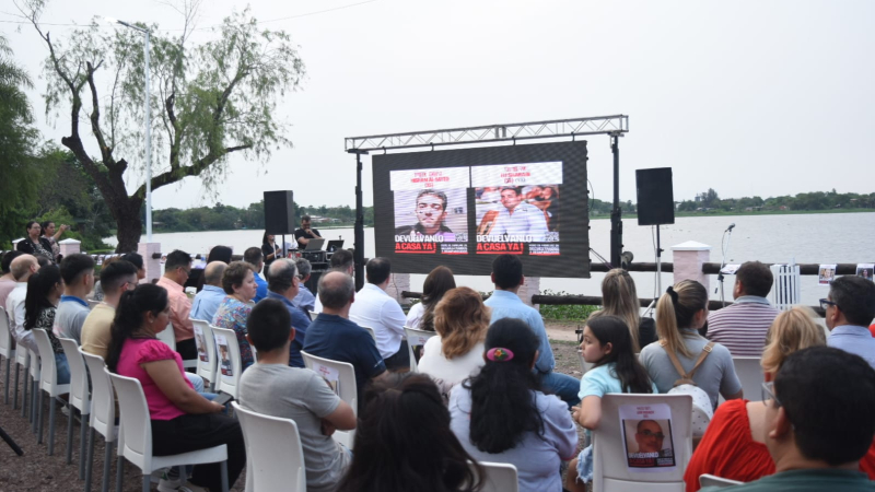 Magda Ayala descubrió la primera placa visualizando el pedido de liberación de los secuestrados