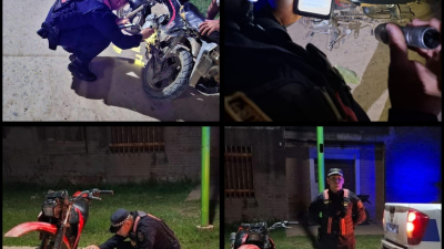 En gran operativo de prevención, secuestran droga y 15 motocicletas