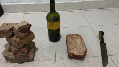 Policía internado en terapia tras intentar detener a un hombre con cinco pedidos de capturas