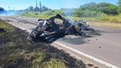 Tremendo y fatal siniestro en la ruta 16