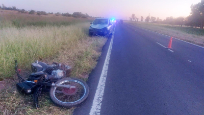 Una adolescente de 13 años falleció tras un siniestro vial sobre ruta 89