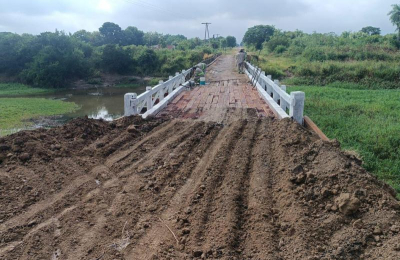 Habilitaron el puente Bergagno que une Tirol con Fontana