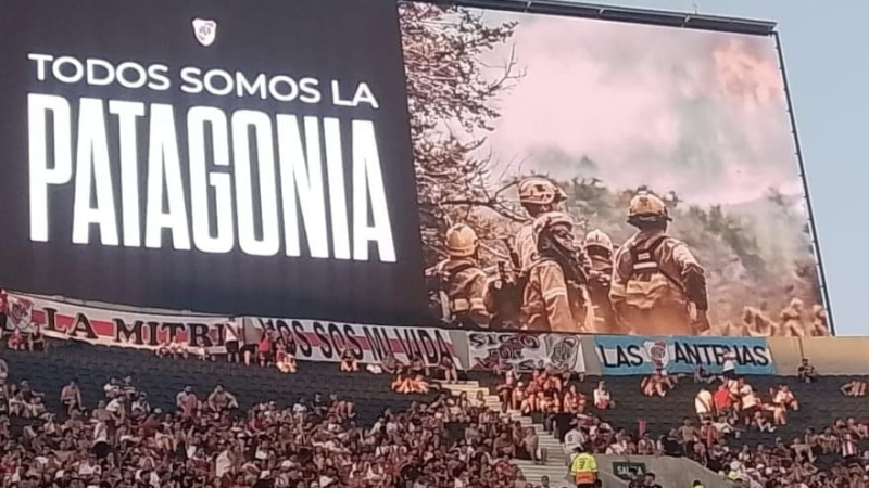 River se sumó a la campaña de donaciones por los incendios en El Bolsón