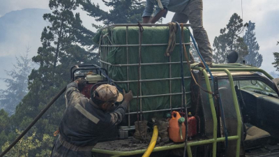 La dura realidad de los brigadistas en la Patagonia