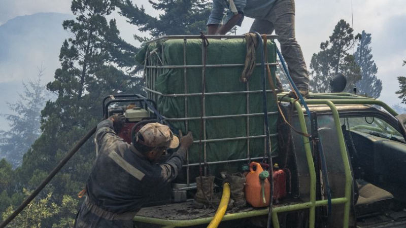 La dura realidad de los brigadistas en la Patagonia