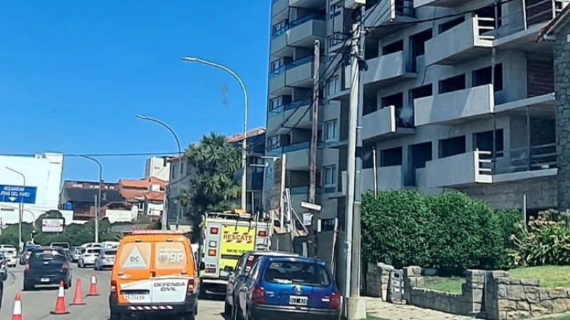 Un turista murió en medio de la tormenta y el granizo