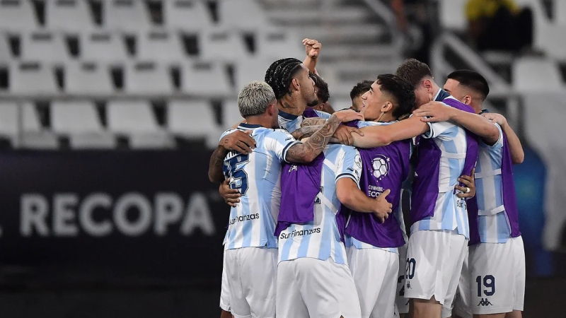 Racing le volvió a ganar a Botafogo y es campeón de la Recopa Sudamericana