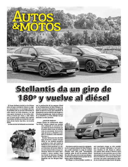Stellantis da un giro de 180º y vuelve al diésel