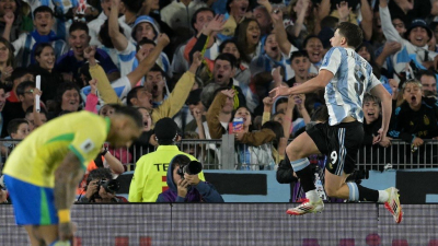 La Selección Argentina habla en la cancha: bailó a Brasil en el Monumental