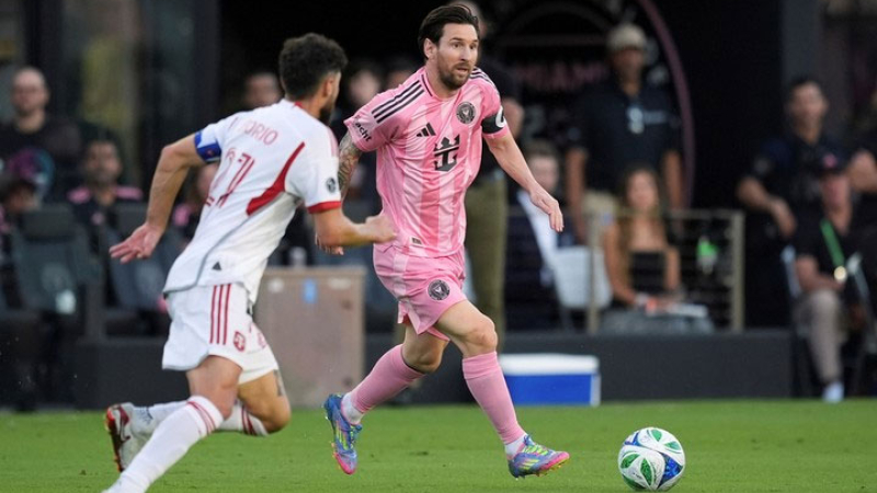 Nuevo récord de Messi en el empate del Inter Miami con Toronto FC
