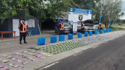 Secuestraron 300 kilos de coca que era transportada de contrabando