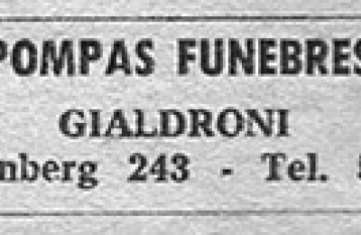 La canchita Gialdroni y la funeraria
