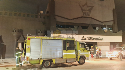 Sáenz Peña: incendio en local bailable que fue extinguido a tiempo