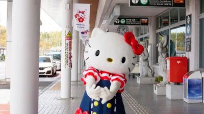 Un aeropuerto en Japón se renovó completamente con temática de Hello Kitty