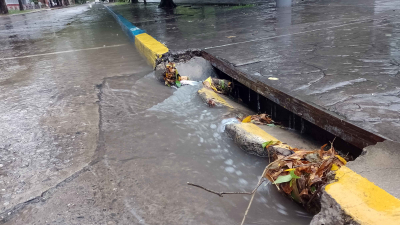 Lluvias de hasta 63 milímetros provocaron anegamientos y caída de postes en algunos puntos de la provincia