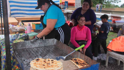 Un amplio sector de gastronomía espera por los promeseros