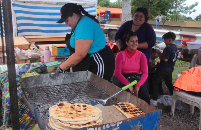 Un amplio sector de gastronomía espera por los promeseros