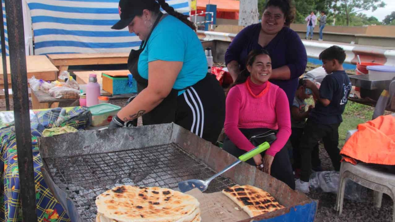 Un amplio sector de gastronomía espera por los promeseros