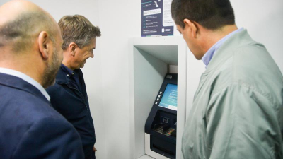 Mesón de Fierro: por primera vez se habilitó un cajero automático