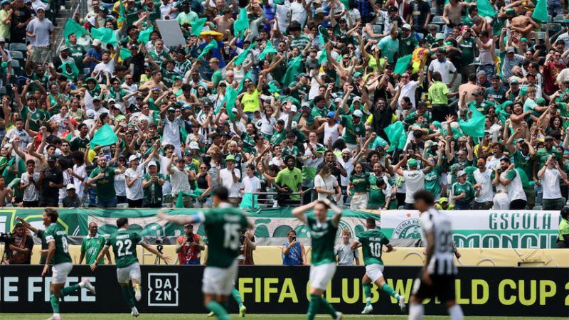 Palmeiras venció a Botafogo y es el primer clasificado a cuartos