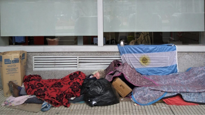Cada vez hay más personas durmiendo en la calle
