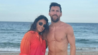 Día de playa para Lionel Messi después de marcar dos goles para Inter Miami