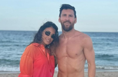 Día de playa para Lionel Messi después de marcar dos goles para Inter Miami