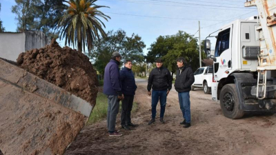 A pesar de la crisis y falta de acompañamiento de concejales, Villa Ángela avanza con obras