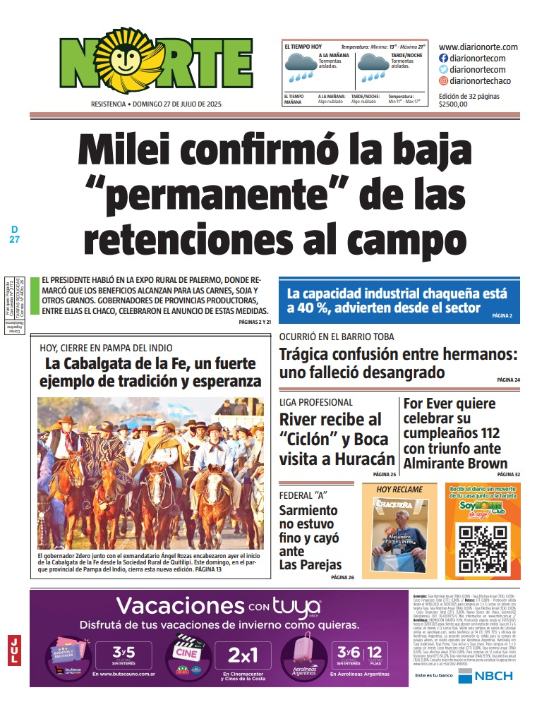 Edición del 27/07/2025