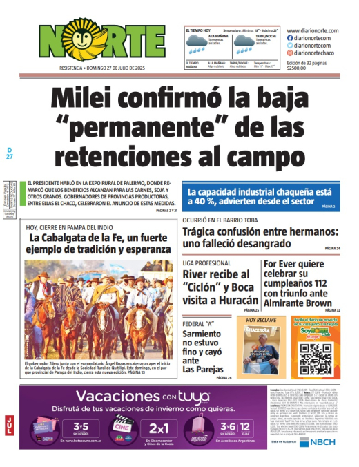 Edición del 27/07/2025
