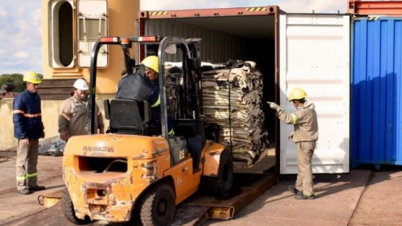 Zdero constató la exportación de cuero salado hacia China