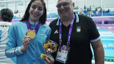 Récord en natación: Argentina ganó el segundo oro en los Panamericanos Junior