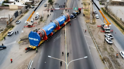 Mendoza: imprevista demora en la llegada del mega-reactor de IMPSA a YPF
