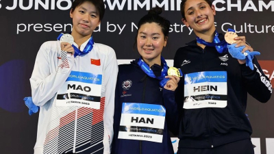 Agostina Hein volvió a brillar: plata en los 800 metros libre