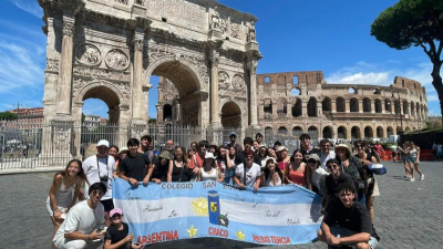Alumnos chaqueños en el Jubileo de los Jóvenes