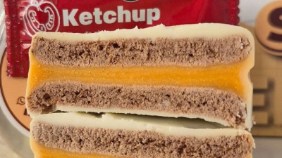 Crearon un alfajor con kétchup y es un éxito de ventas