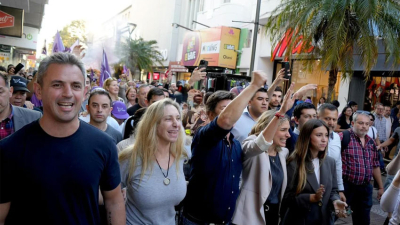 Tuvieron que evacuar la caravana de Karina Milei y Martín Menem